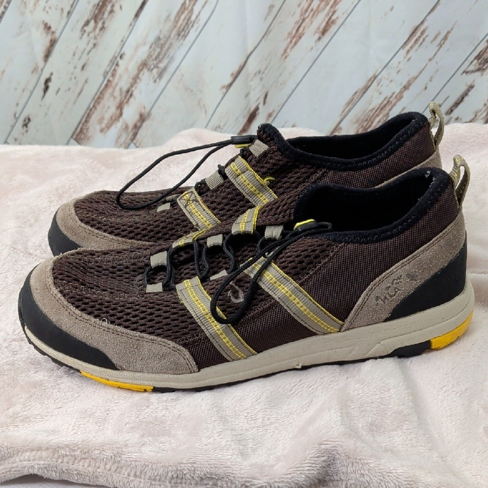 Olukai Shoes Gray Kia’i Hiking Casual Sneakers‎ Athletic Tennis Shoes